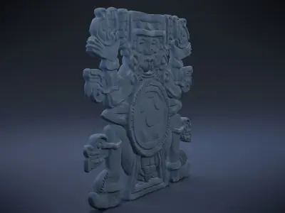 Tlaltecuhtli - Aztec Deity 3D print model