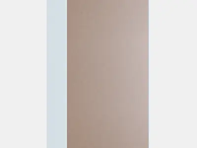 PAX Wardrobe frame 25 Low-poly 3D model