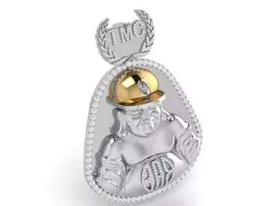 Boy Pendant 3838 3D print model