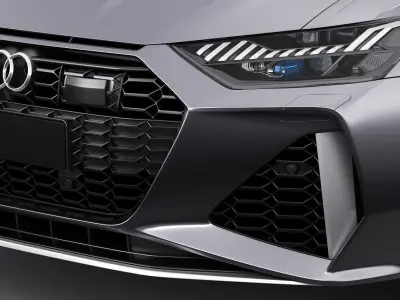 Audi RS6 avant 2020 3D model