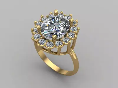 Women Ring 3DM Womens Ring 3d models 3D print model 3D print model buy