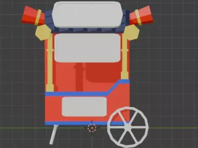 Kid Shop Props Low-poly 3D model