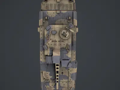 Boxer CRV Low-poly 3D model