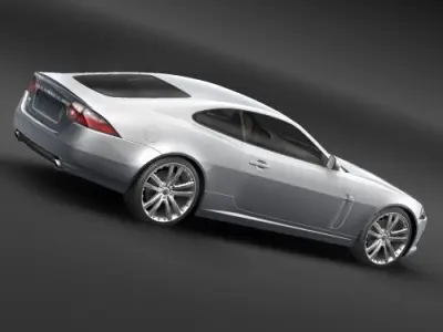 Jaguar xk 2007 3D model
