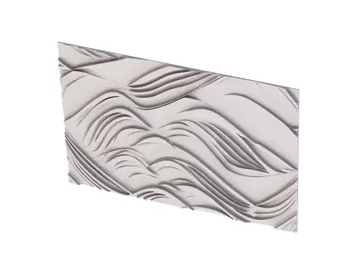 decor set wall panel wall relief mural CNC 38 3D model