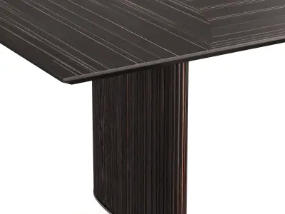 Shiro and Akiko dining set 3D model