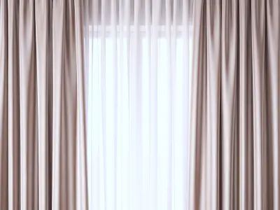Set 40 Curtains 3D model