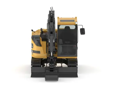 John Deere 75 P-Tier Mid-Size Excavator 3D model