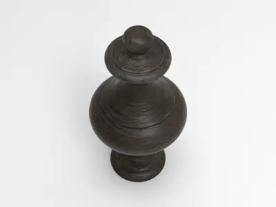 Nuft Vase Low-poly 3D model