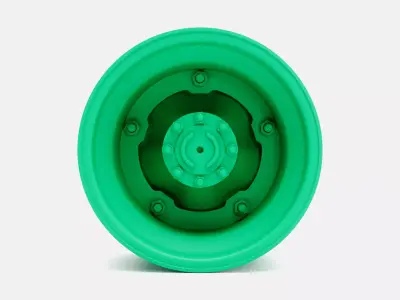 15x10 Mean W51 Wheel and Frankland Hub 3D print model