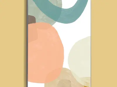 Abstract Painting Set of 3 pieces - No 34 Low-poly 3D model