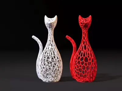 Cats decor 3D print model