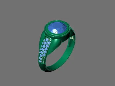 STL 3DM Gents Rings Ready Models Mens Rings 3D print model 3D print model