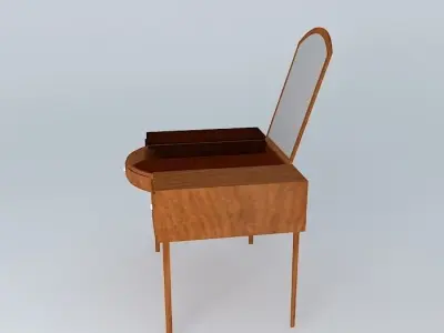 classical model - poudreuse 3D Free 3D model