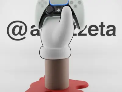 Kaws Companion Hand Controller Stand PS and Xbox for Print 3D print model