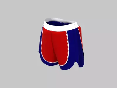 Running Short 3D model