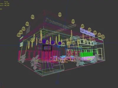 Booth - Area - 12X9-3DMAX2010-03 3D model
