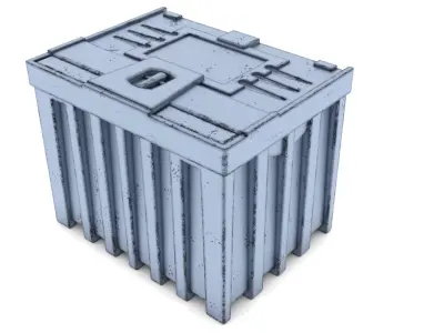 Yavin Cargo Container 1-18 scale Kenner Hasbro Free 3D print model