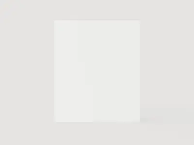 Prague Wardrobe 180 Cm Sliding Doors Curved Mirror Low-poly 3D model