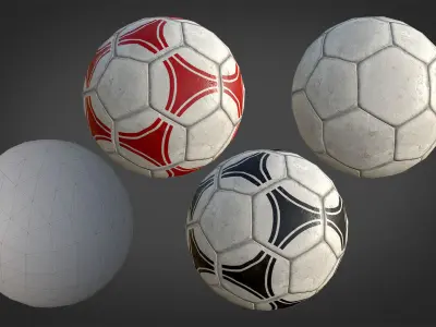 Sport Balls Pack Low-poly 3D model purchase