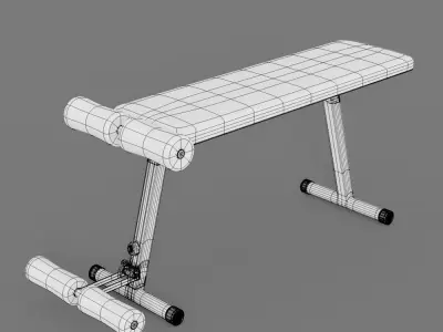 Weight Bench 3D model