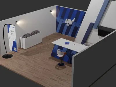 Exhibition Stand 1 3D model