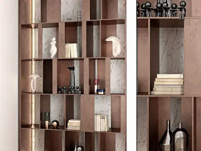 decorative partition wall 3D model