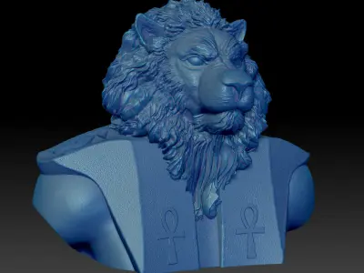  Mahes-God - Lion  3D print model