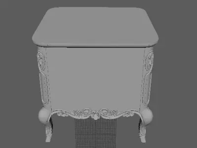bedside table 3D model buy