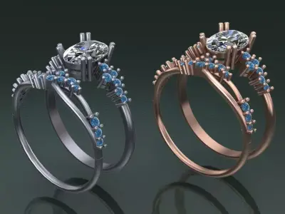 jewelry ring23 3D print model