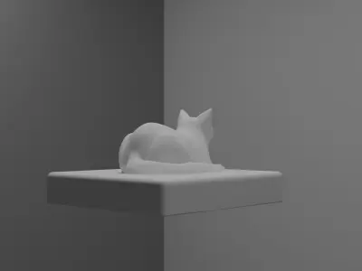 kitty 3D print model