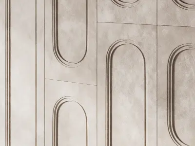 94 Headboard Wall Panel 3D model