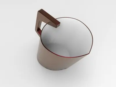 Basq Carafe Low-poly 3D model