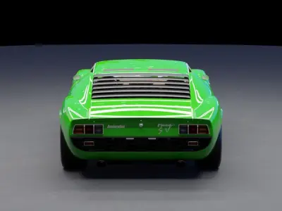 Miura Car Model 3D model