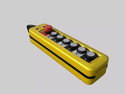 Pendant Control - Remote Control Low-poly 3D model