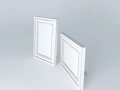 Pictures door - Landscape and Portrait Free 3D model