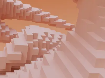 Abstract Model V13 Low-poly 3D model