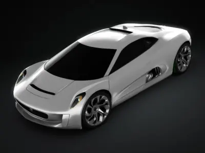 Jaguar C-X75 STD MAT 3D model