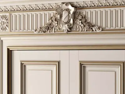 Classic Doors 08 3D model