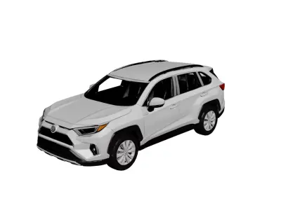 2025 Toyota RAV4 Modern Compact SUV with Rugged Design 3D model