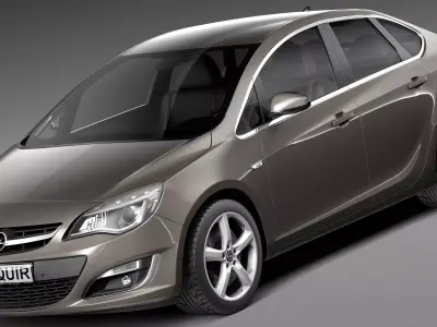 Opel Astra Sedan 2013 3D model