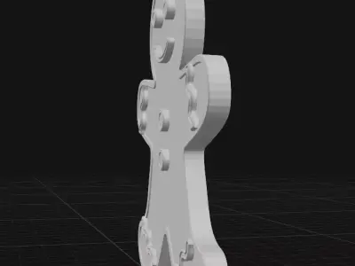gingerbread man ornament 3D print model