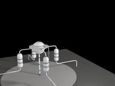 Sci Fi Structure 001 Free 3D model