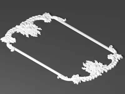 6 ornamental classic decoration 3d model kitbash vol 48 3D model