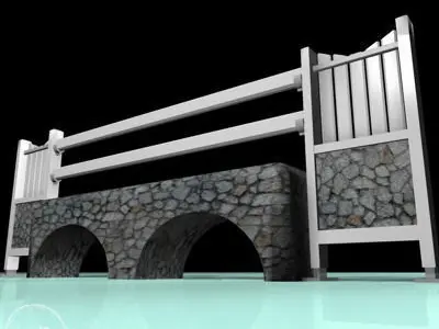 stone jump 3D model