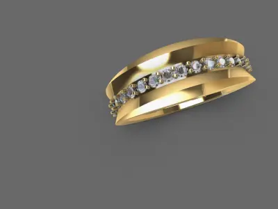 Ladies ring 3D model