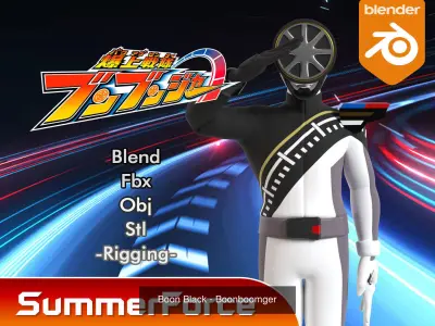 Boonboomger 3D Model Pack