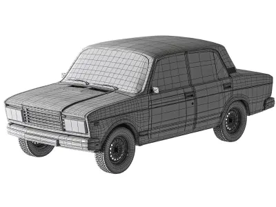 VAZ 2107 3D model