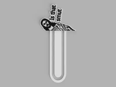 Jesus Is that smut Logo Bookmark for books Free 3D print model