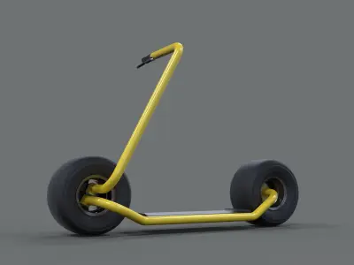 Stator electric scooter 3D model
